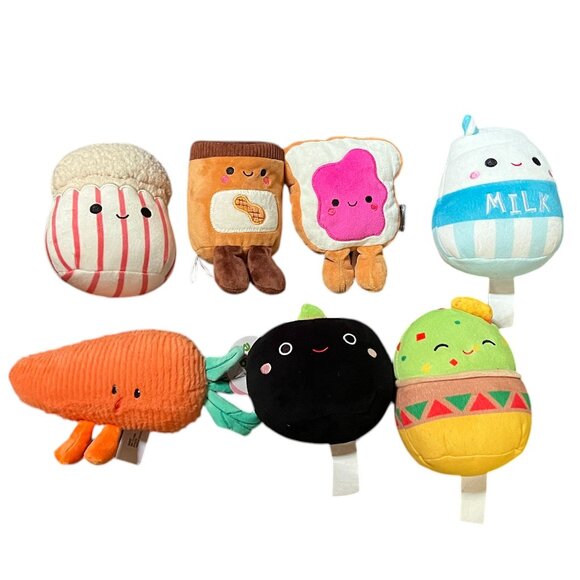 Lot of 4 Original Squishmallows, 1 NWT Gigglescape & 2 Hallmark Plush Toys - Picture 1 of 10